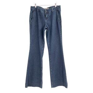 J Brand Womens Size 29 Seline Wide Leg Bell-Bottom Flare Jeans Trousers Nautical
